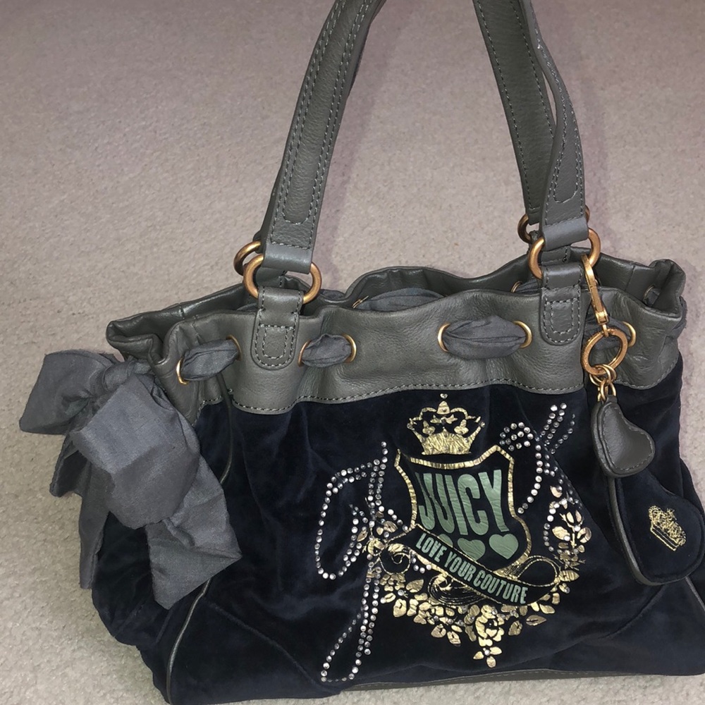 Juicy couture velour purse